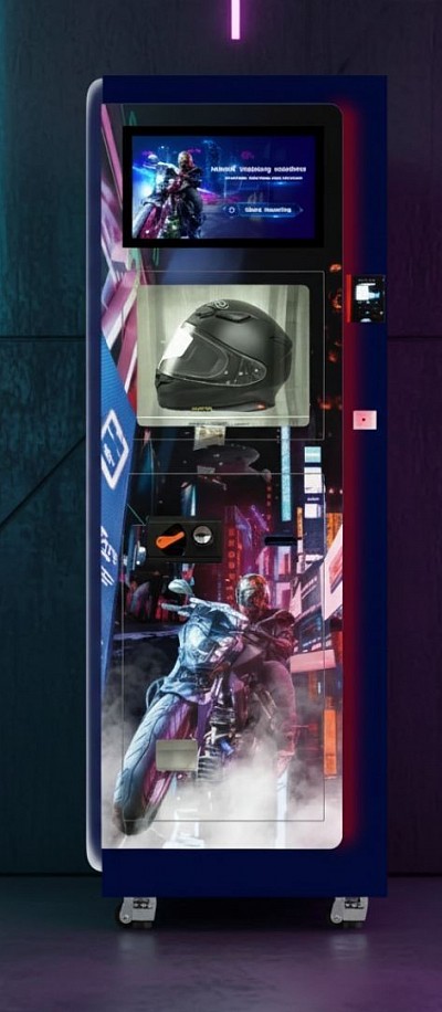Latest business model: Helmet care machine. The JV-TZ-TK-01 comes with 21.5